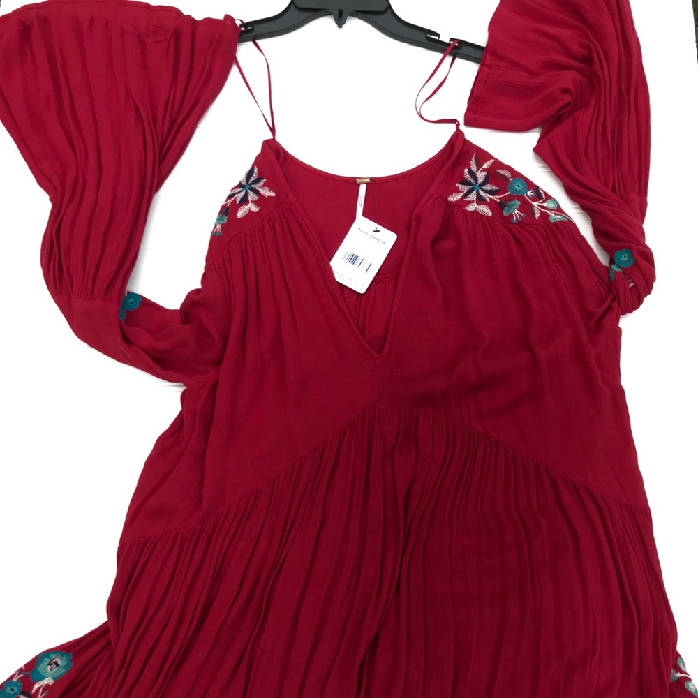 Free People Floral Mini Dress - Picture 5 of 8